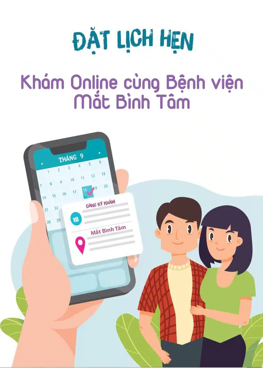 đặt lịch hẹn mắt bình tâm